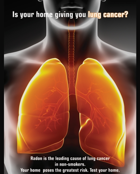 Radon is one of the leading causes of lung cancer