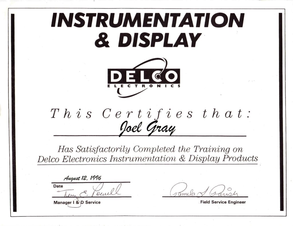 Certified Radio Instrumentation Technician
